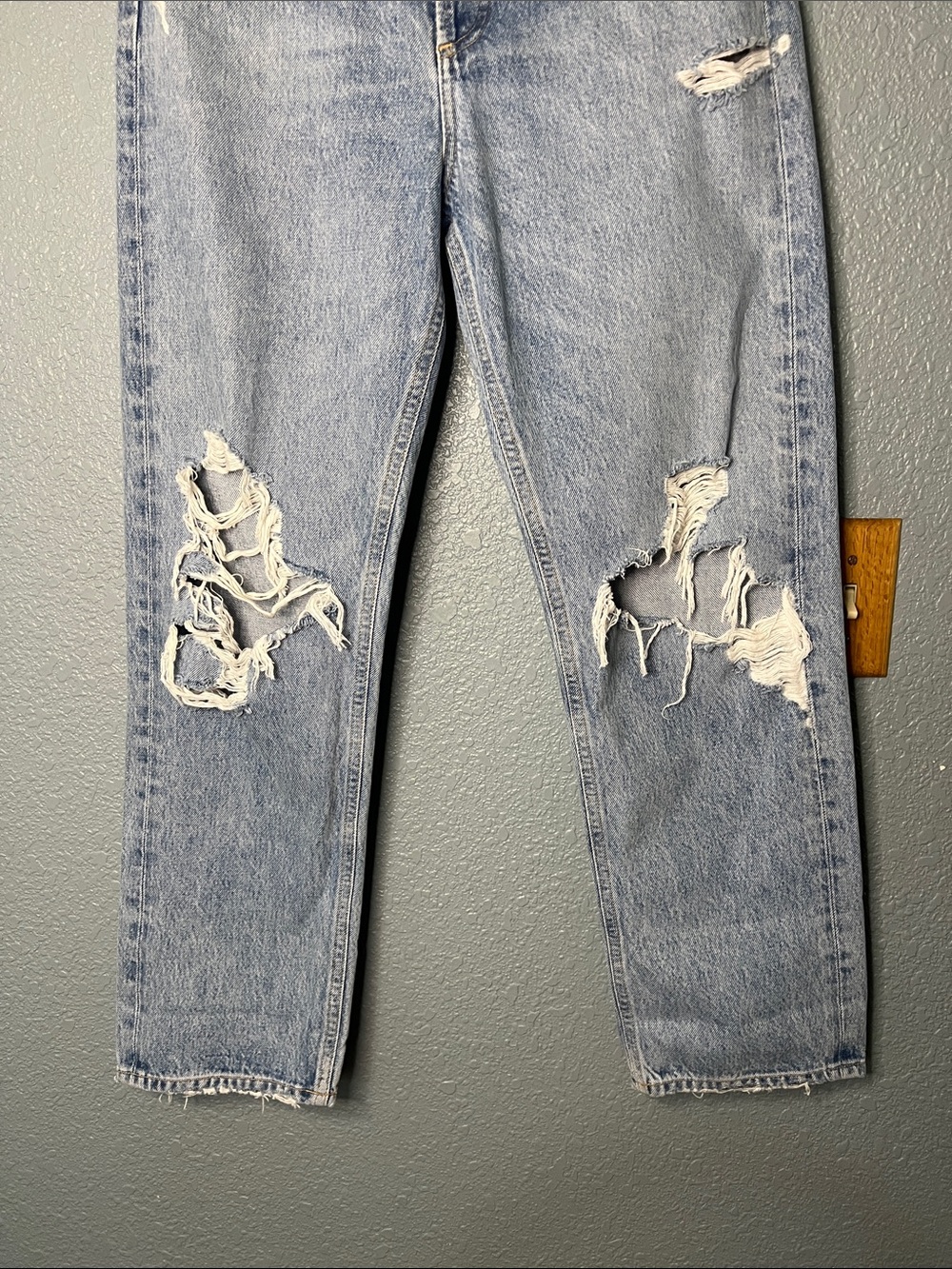 Agolde 90s Loose Fit Distressed Jeans Fall Out 26 - Picture 5 of 13